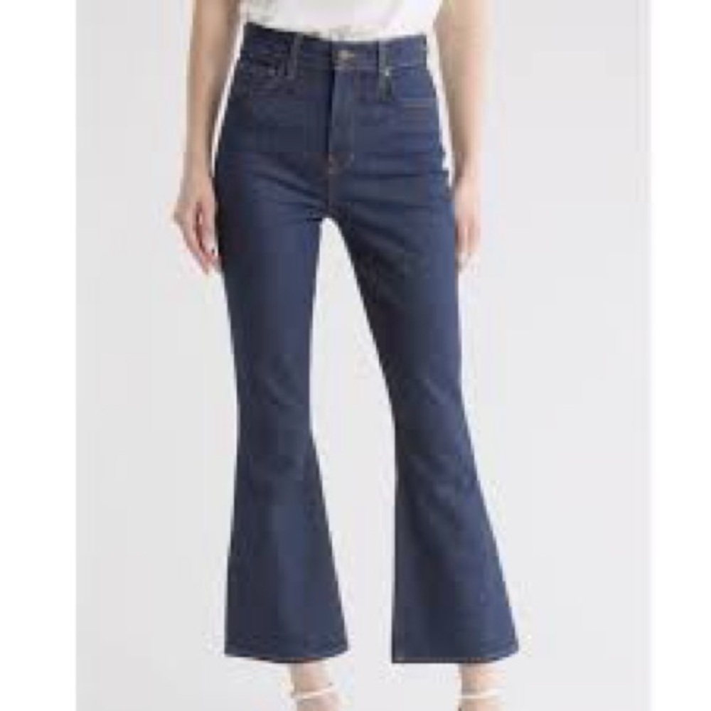 Veronica Beard Dark Blue Ankle Jeans‎